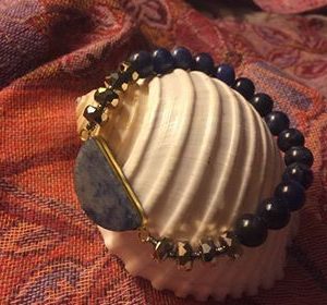 PULSERA DE LAPISLAZULI PARA TRABAJO Y DINERO