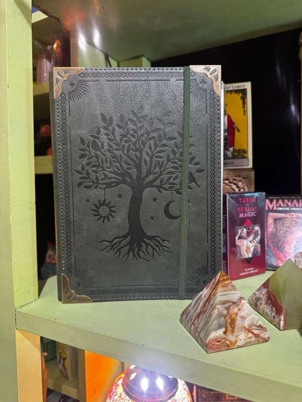 LIBRO SOMBRAS CON PORTADAS DE CUERO