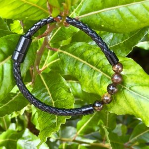 PULSERA DE BOLITAS DE OJO DE TIGRE